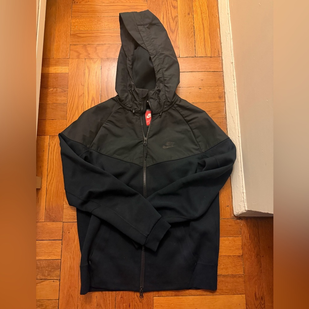 Nike Nylon and Cotton Track Jacket